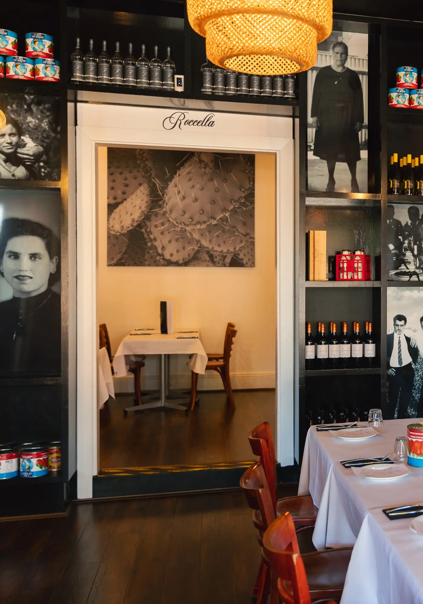 A room within Paladino's Cucina called Roccella.